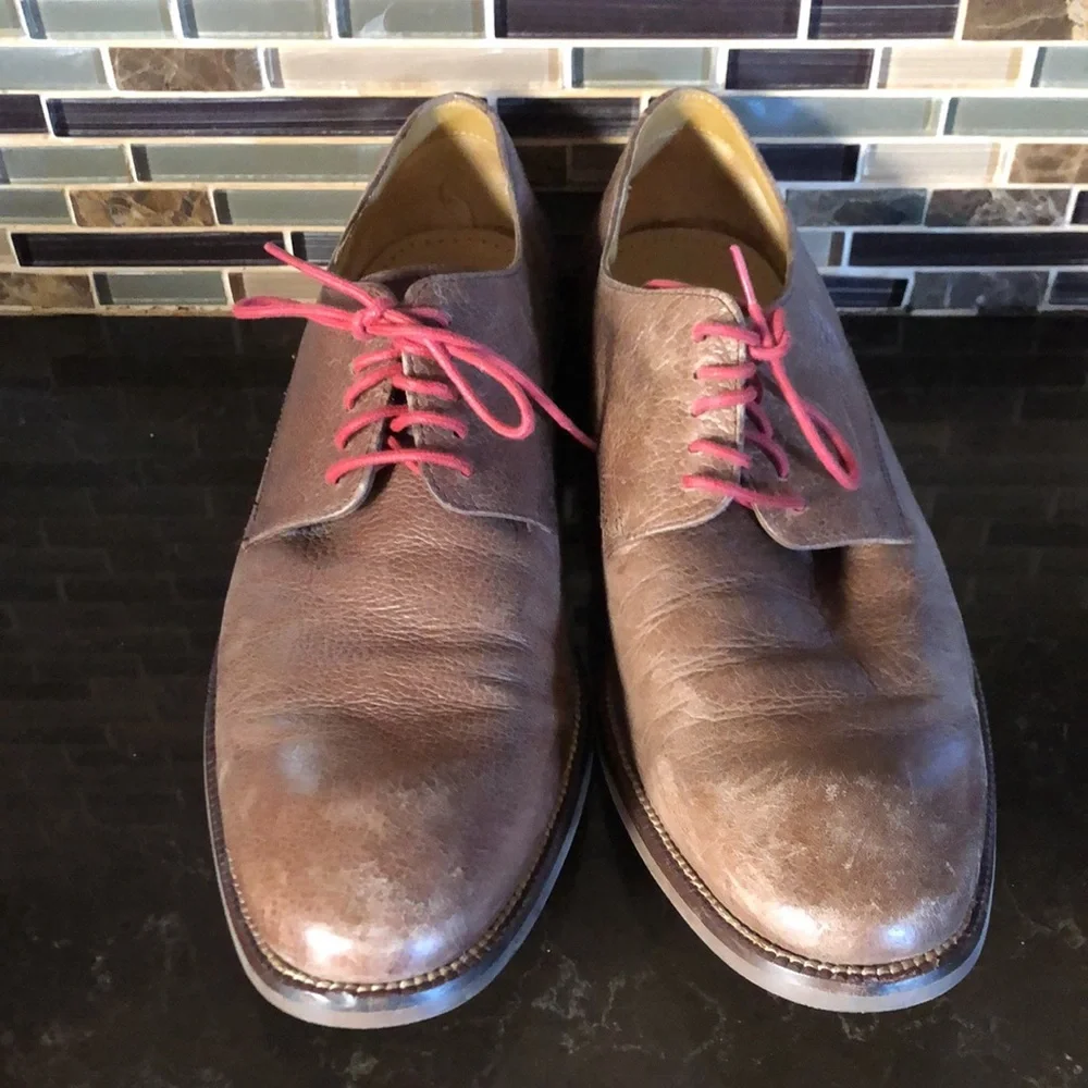 Cole Haan mens lace up loafers leather casual‎ dress shoes